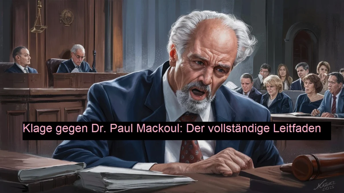 Klage gegen Dr. Paul Mackoul: Der vollständige Leitfaden